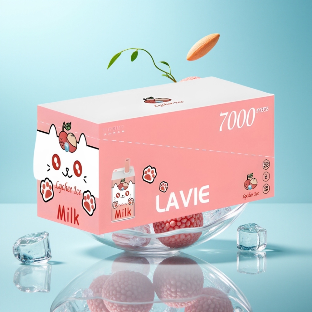 LAVIE Milk 7000 Puffs Disposable Vape – Lychee Ice | 16ML | 600mAh